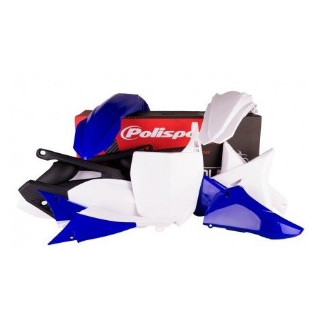 Kit Plásticos Polisport Yamaha Yzf 450 10-13 Azul/Blanco.