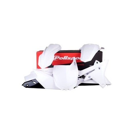 Kit Plásticos Polisport Yamaha Yzf 450 14-17 Blanco.