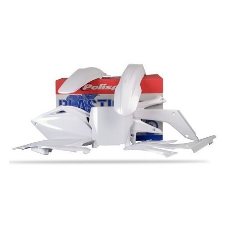 Kit Plásticos Polisport Honda Crf 250 r 06-07 Blanco.