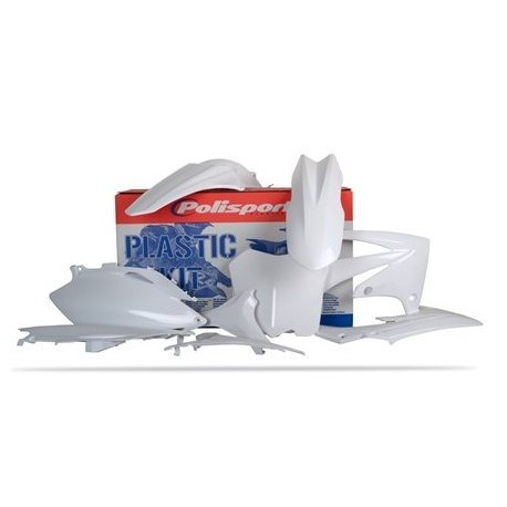 Kit Plásticos Polisport Honda Crf 250 r 2010 Blanco.