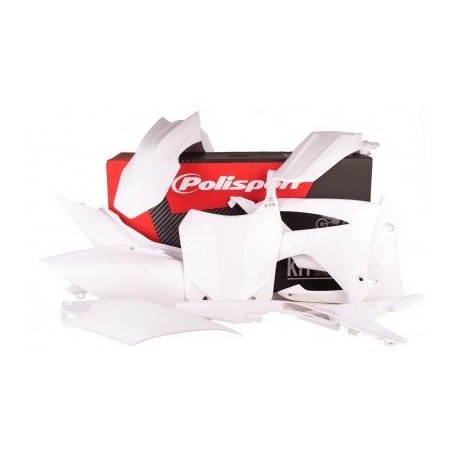 Kit Plásticos Polisport Honda Crf 250 r 14-17 Blanco.