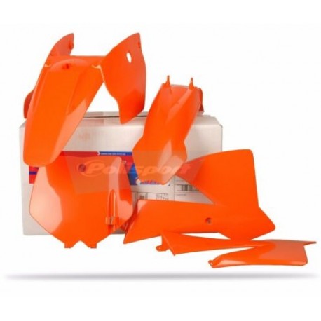 Kit Plásticos Polisport Ktm Sx 65 02-08 Naranja.