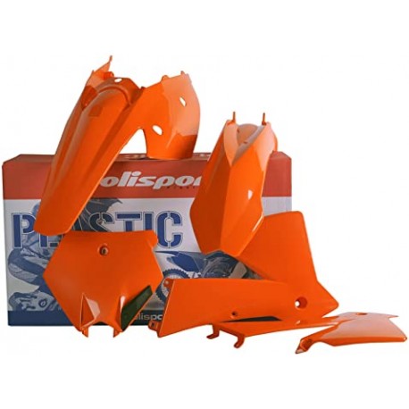 Kit Plásticos Polisport Ktm Sx 125/200/250 03-04 Naranja.