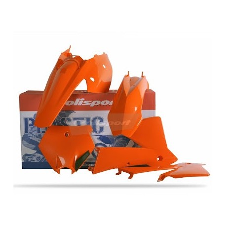 Kit Plásticos Polisport Ktm Sx 125/250 05-06 Naranja.