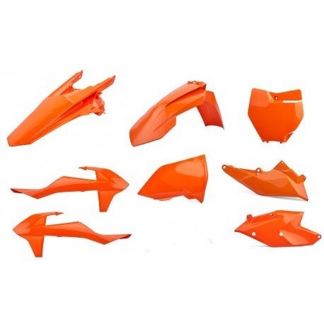 Kit Plásticos Polisport Ktm Sx/Sx-f 16-18 Naranja.