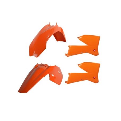 Kit Plásticos Polisport Ktm Exc/Exc-f 05-07 Naranja.