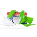 Kit Plásticos Polisport Kawasaki Kxf 250 04-05 Verde/Blanco.