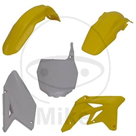 Kit Plásticos Polisport Suzuki Rmz 250 07-09 Amarillo/Blanco.