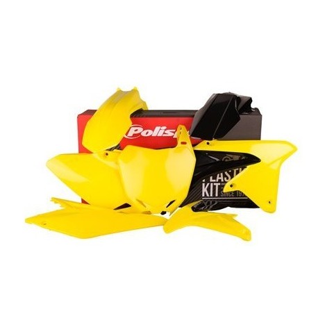 Kit Plásticos Polisport Suzuki Rmz 450 08-17 Amarillo/Negro.