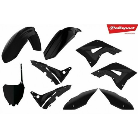 Kit Plásticos Polisport Restyling Honda Cr 125/250 02-07 Negro.