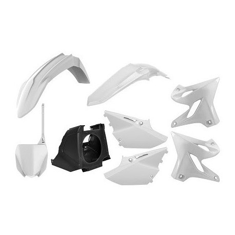 Kit Plásticos Polisport Restyling Yamaha Yz 125/250 02-21 Blanco.