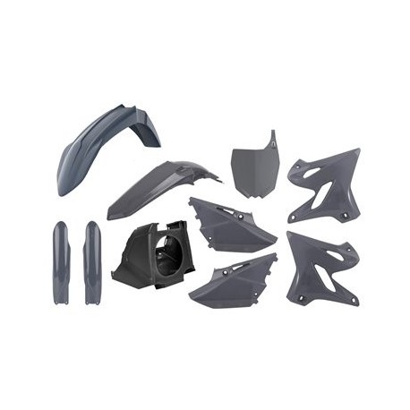 Kit Completo Plásticos Polisport Restyling Yamaha Yz 125/250 02-21 Gris.