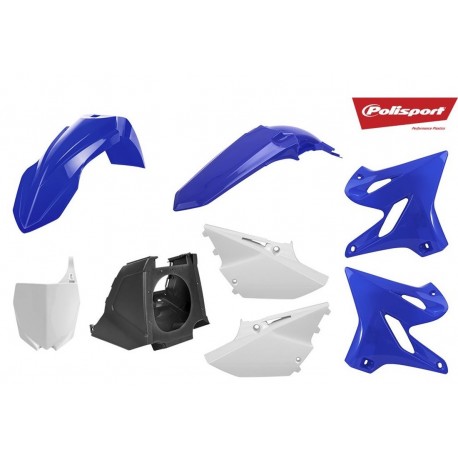 Kit Plásticos Polisport Restyling Yamaha Yz 125/250 02-14 Azul/Blanco.