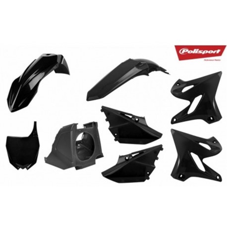 Kit Plásticos Polisport Restyling Yamaha Yz 125/250 02-14 Negro.