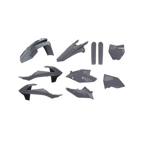 Kit Completo Plásticos Polisport Ktm Sx/Sx-f 16-18 Gris.