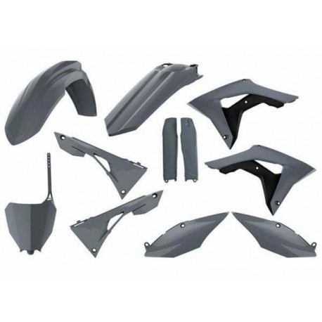 Kit Completo Plásticos Polisport Honda Crf 450 r 17-18 Gris.