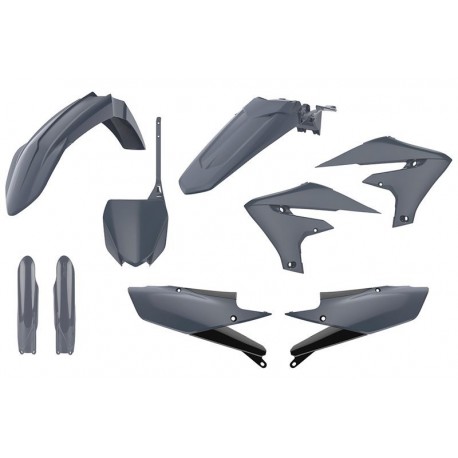 Kit Completo Plásticos Polisport Yamaha Yzf 450 18-21 Gris.