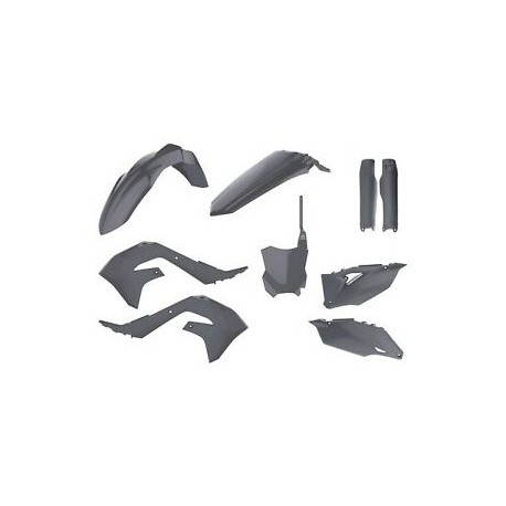 Kit Completo Plásticos Polisport Kawasaki Kxf 450 19-21 Gris.