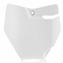 Placa de Portanúmeros Acerbis Ktm Sx 65 16-22 Blanco.