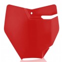 Placa de Portanúmeros Acerbis Ktm Sx 65 16-22 Rojo.