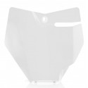Placa de Portanúmeros Acerbis Ktm Sx 85 18-22 Blanco.