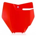 Placa de Portanúmeros Acerbis Ktm Sx 85 18-22 Naranja Flúor.