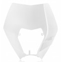Placa de Portanúmeros Acerbis Ktm Exc/Exc-f 08-13 Blanco.