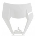 Placa de Portanúmeros Acerbis Ktm Exc/Exc-f 17-19 Blanco.