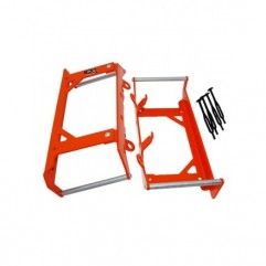 Protector de Radiador 4mx Ktm Sx/Exc 125-500 17-19/Husqvarna Te/Fe 125-501 17-19 Naranja.