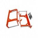 Protector de Radiador 4mx Ktm Sx/Exc 125-500 17-19/Husqvarna Te/Fe 125-501 17-19 Naranja.