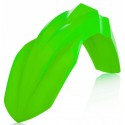 Guardabarros Delantero Acerbis Kawasaki Kxf 250 2017 Verde Flúor.