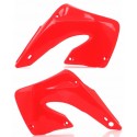 Tapas de Radiador Acerbis Honda Cr 250 r 2000 Rojo.
