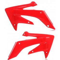 Tapas de Radiador Acerbis Honda Crf 250 x 04-17 Rojo.