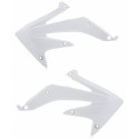 Tapas de Radiador Acerbis Honda Crf 450 r 05-08 Blanco.