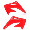 Tapas de Radiador Acerbis Honda Crf 450 r 02-04 Rojo.