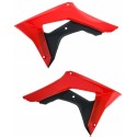 Tapas de Radiador Acerbis Honda Crf 450 r 17-20 Rojo/Negro.