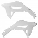 Tapas de Radiador Acerbis Honda Crf 450 r 21-22 Blanco.