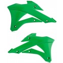 Tapas de Radiador Acerbis Kawasaki Kx 85 14-21 Verde.