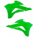 Tapas de Radiador Acerbis Kawasaki Kx 85 14-21 Verde Claro.