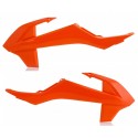 Tapas de Radiador Acerbis Ktm Sx 65 16-22 Naranja.