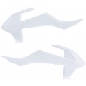 Tapas de Radiador Acerbis Ktm Sx 65 16-22 Blanco Claro.