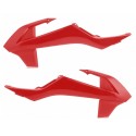 Tapas de Radiador Acerbis Ktm Sx 65 16-22 Rojo.