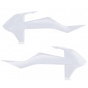 Tapas de Radiador Acerbis Ktm Sx 85 18-22 Blanco Claro.