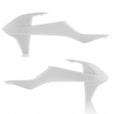Tapas de Radiador Acerbis Ktm Exc/Exc-f 17-19 Blanco.