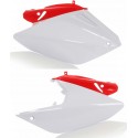 Portanúmeros Traseros Acerbis Honda Crf 250 x 04-18 Blanco/Rojo.