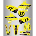Kit de Adhesivos Restyling Gytr Yamaha Yz 125/250 15-21 Amarillo/Negro.