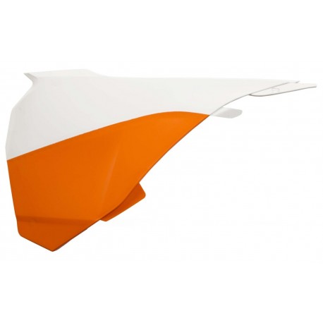 Tapa Caja Filtro de Aire Acerbis Ktm Sx 85 13-17 Blanco/Naranja.