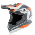 CASCO ACERBIS STEEL JUNIOR NARANJA/GRIS MATE.