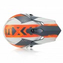 CASCO ACERBIS STEEL JUNIOR NARANJA/GRIS MATE.