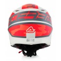 CASCO ACERBIS STEEL JUNIOR ROJO/GRIS MATE.